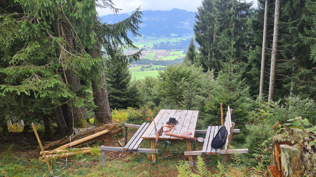 Colemen Traditionell intuitiv Bogenschießen, 3D Bogenparcours Allgäu Bolsterlang