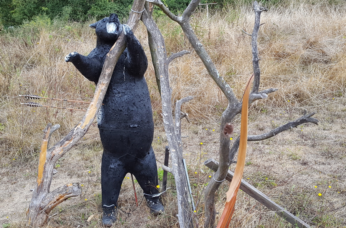 Colemen Traditionell intuitiv Bogenschießen, 3D Bogenparcours Bärleinsparcours
