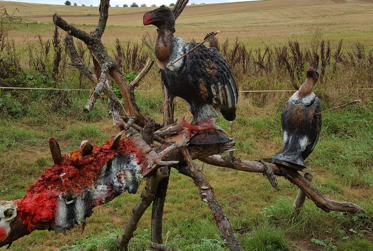 Colemen Traditionell intuitiv Bogenschießen, 3D Bogenparcours Bärleinsparcours