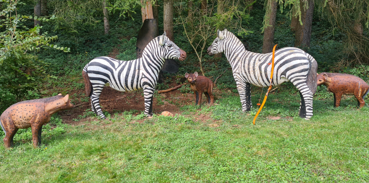 Colemen Traditionell intuitiv Bogenschießen, 3D Bogenparcours Kummersklinge