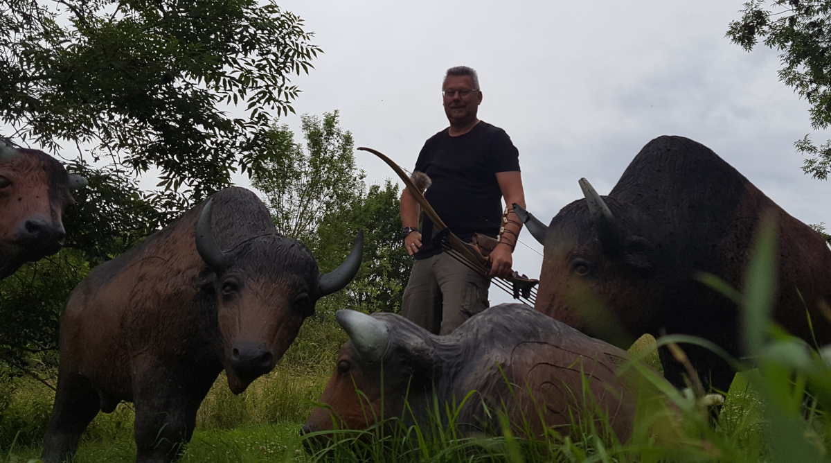 Colemen Traditionell intuitiv Bogenschießen, 3D Bogenparcours, Bogenparcours Ox Bow