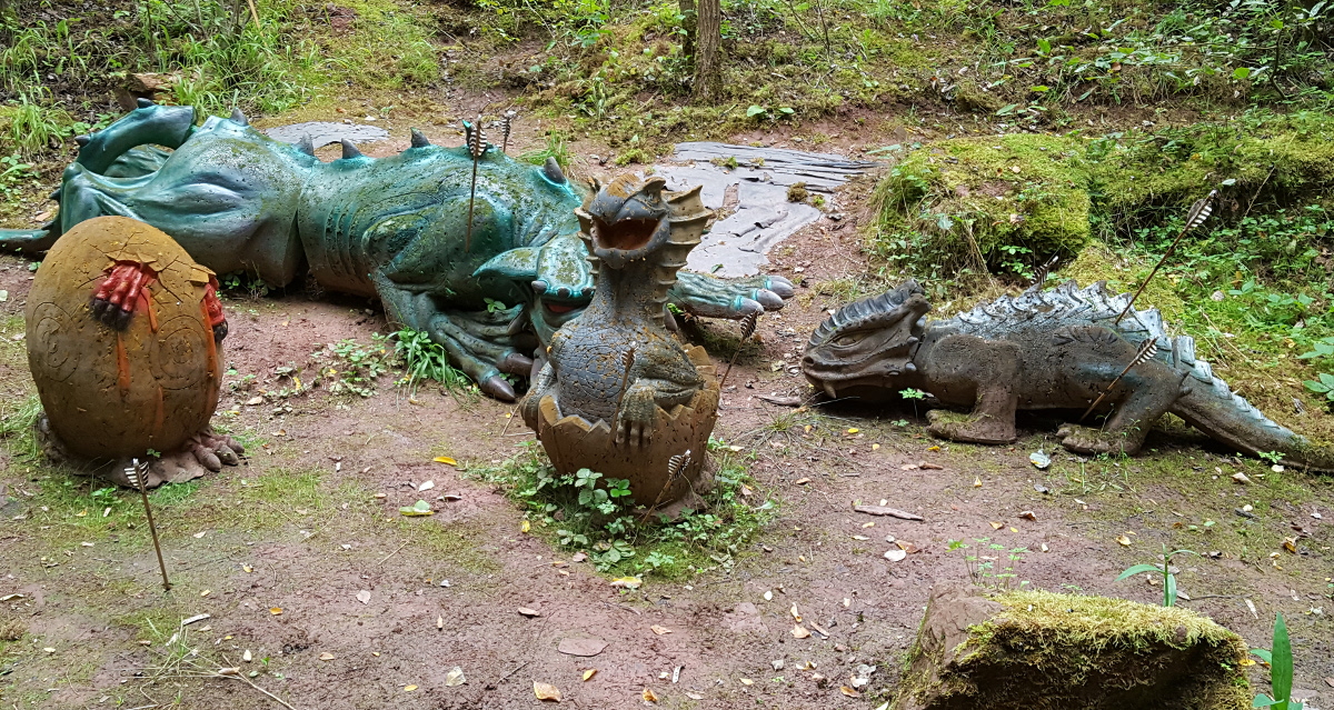 Colemen Traditionell intuitiv Bogenschießen, 3D Bogenparcours Wolfsschlucht
