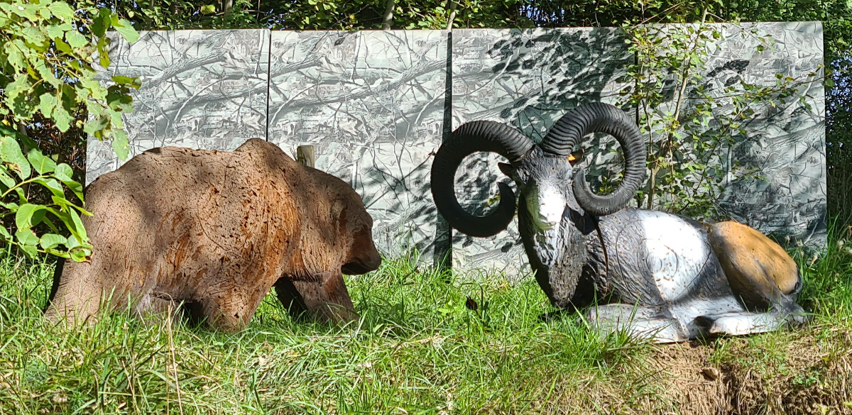 Colemen Traditionell intuitiv Bogenschießen, 3D Bogenparcours Eigeltingen